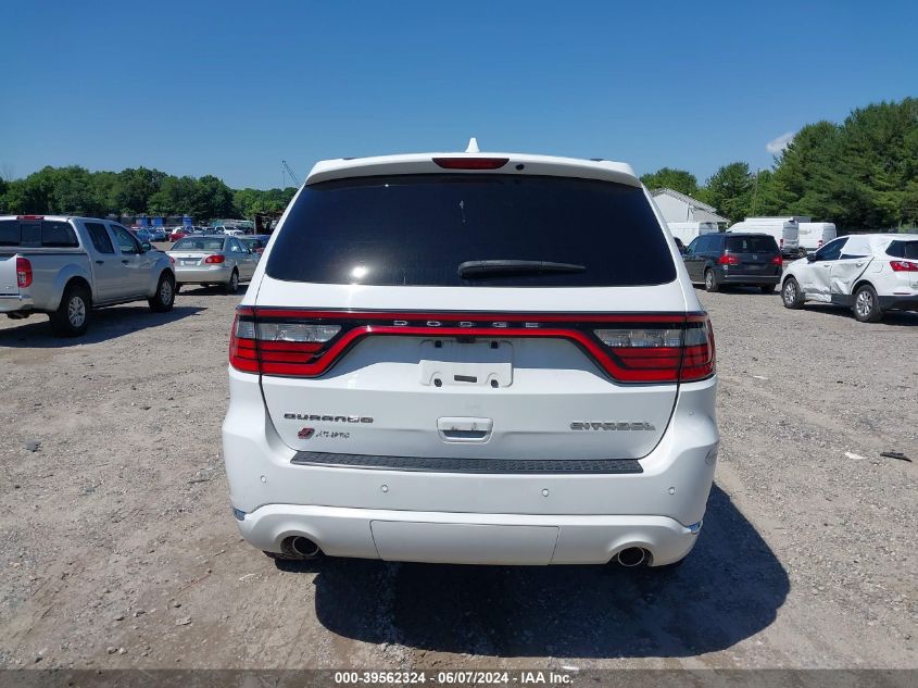 2018 Dodge Durango Citadel Awd VIN: 1C4RDJEG3JC187676 Lot: 39562324