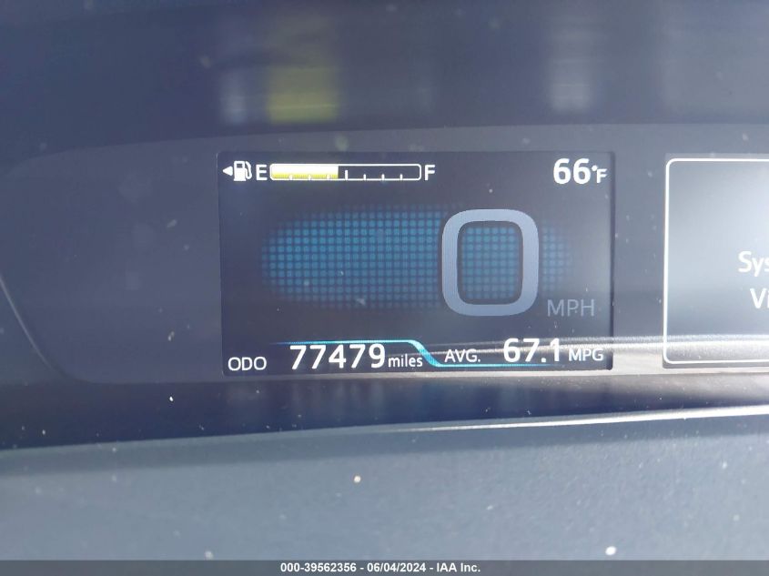 2020 Toyota Prius Prime Le VIN: JTDKARFPXL3126304 Lot: 39562356