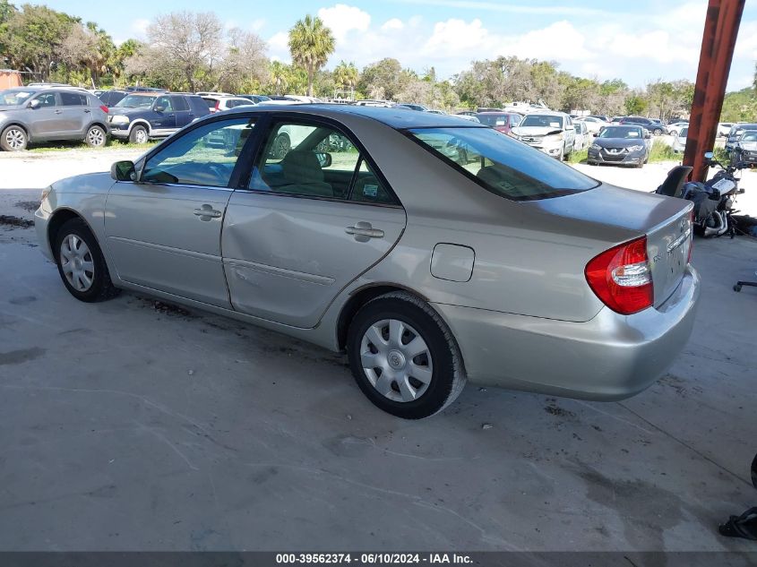 2003 Toyota Camry Le VIN: 4T1BE32K63U717098 Lot: 39562374