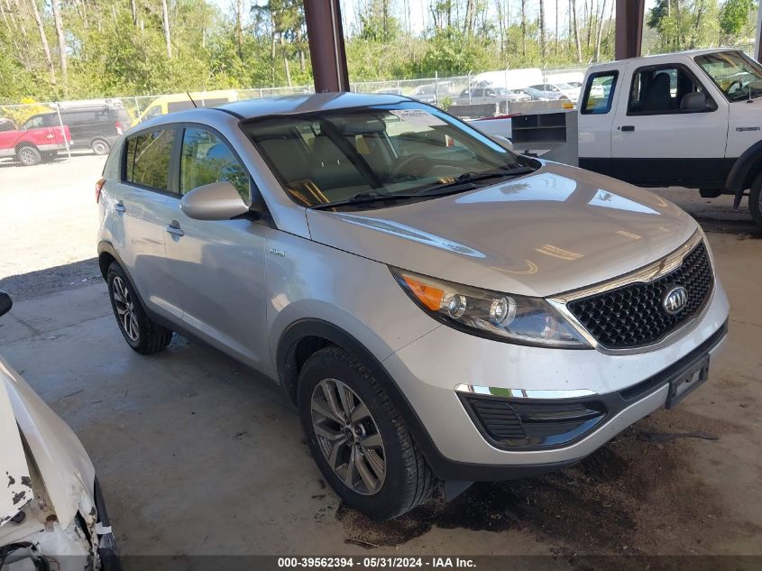 2016 Kia Sportage Lx VIN: KNDPBCAC9G7844512 Lot: 39562394