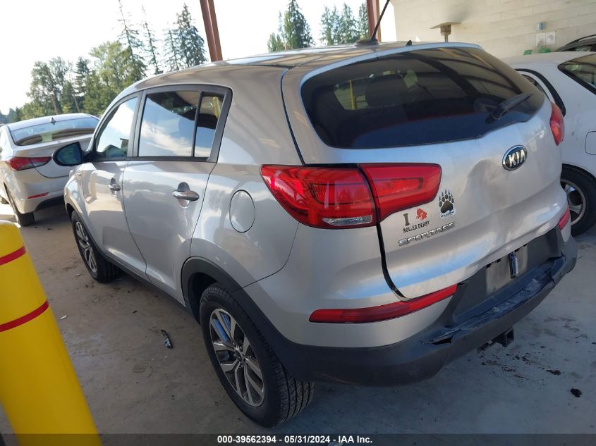 2016 Kia Sportage Lx VIN: KNDPBCAC9G7844512 Lot: 39562394