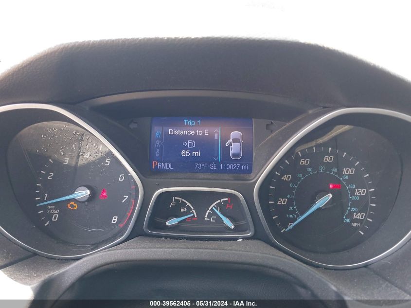 2013 Ford Focus Se VIN: 1FADP3F27DL221922 Lot: 39562405