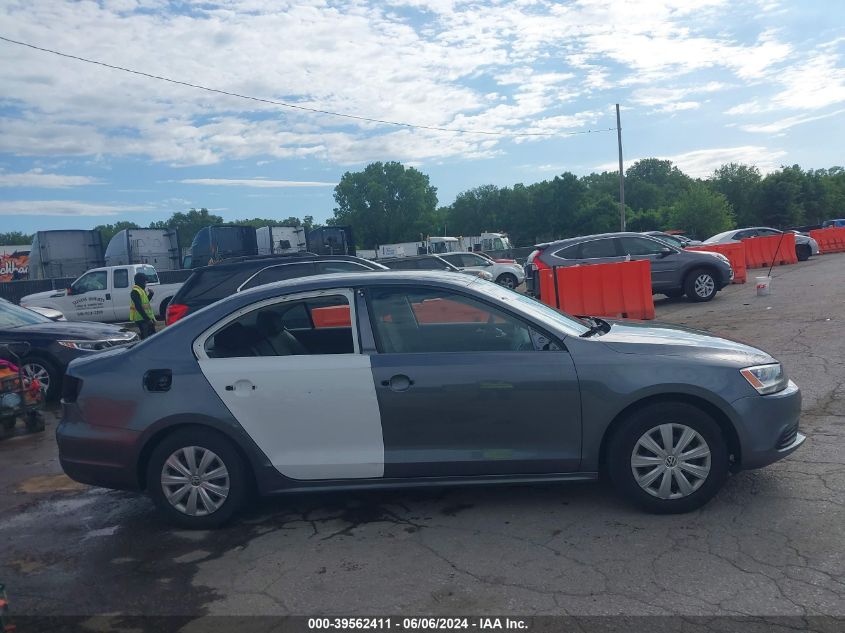 2014 Volkswagen Jetta 2.0L S VIN: 3VW1K7AJ8EM275275 Lot: 39562411