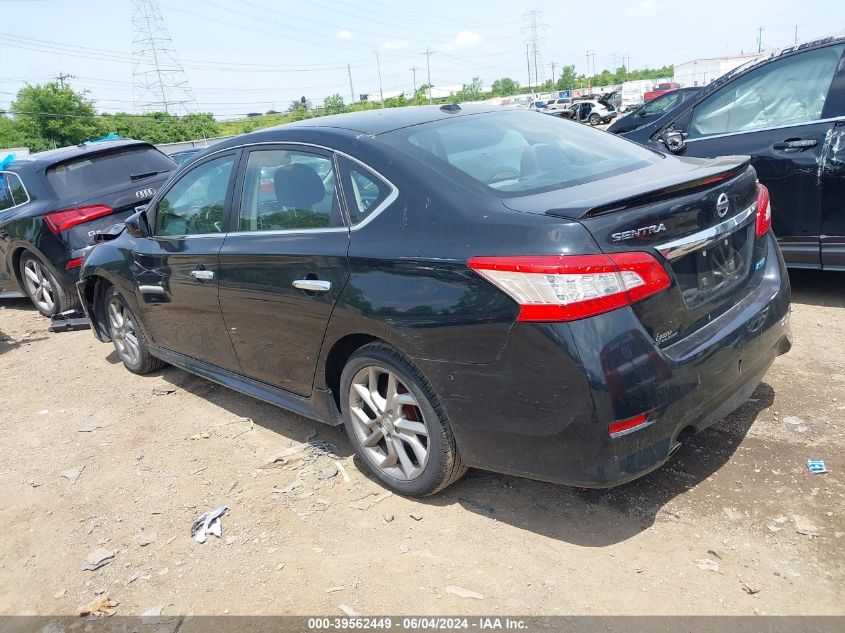 2013 Nissan Sentra Sr VIN: 3N1AB7AP1DL706666 Lot: 39562449