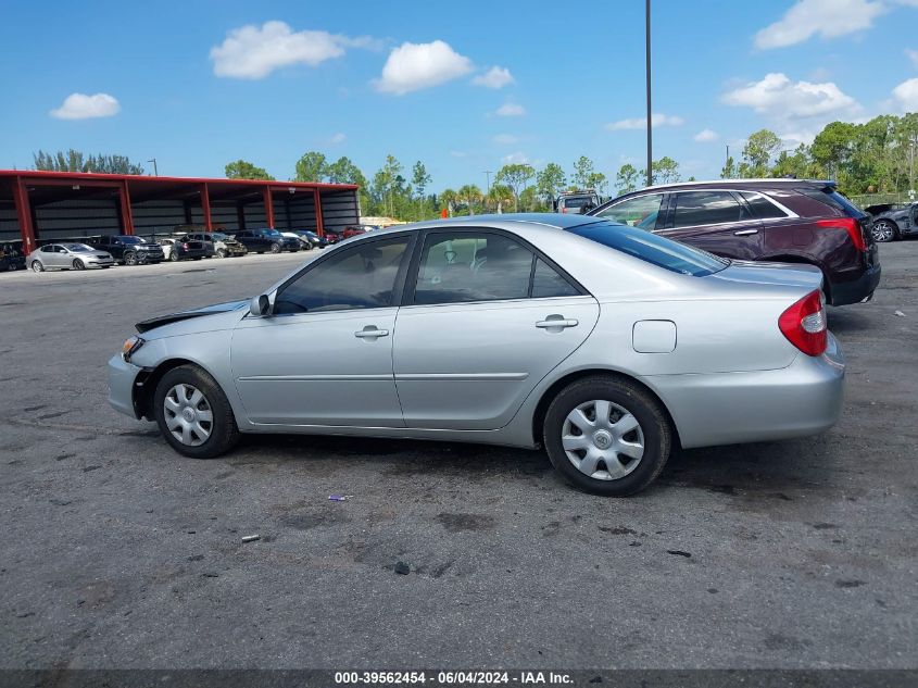 2003 Toyota Camry Le VIN: 4T1BE32K43U140653 Lot: 39562454