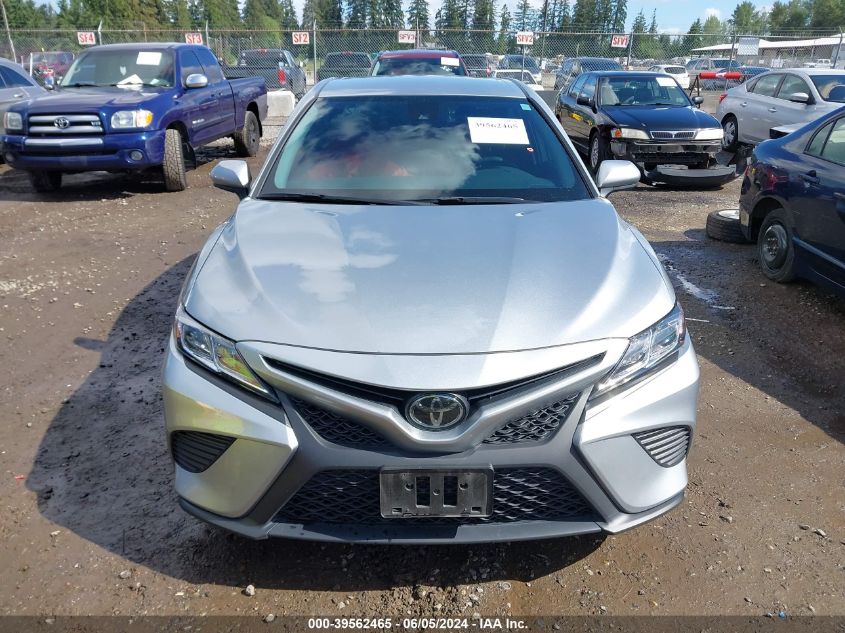 2019 Toyota Camry Se VIN: 4T1B11HK0KU856262 Lot: 39562465