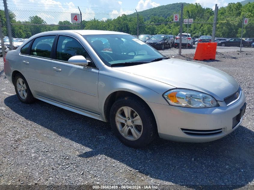 2012 Chevrolet Impala Ls VIN: 2G1WF5E32C1174016 Lot: 39562469