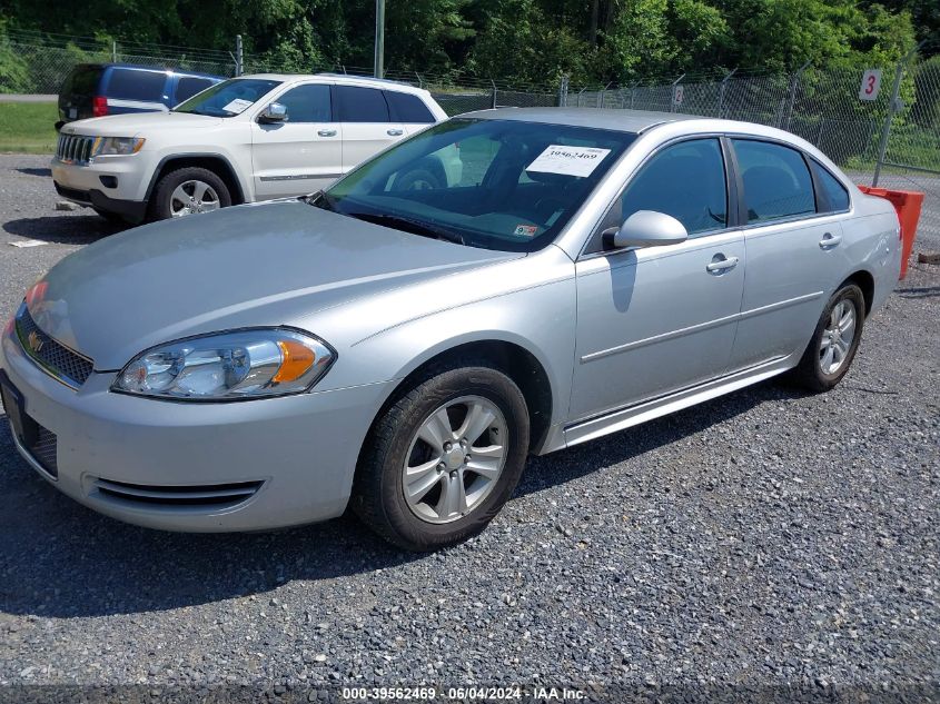 2012 Chevrolet Impala Ls VIN: 2G1WF5E32C1174016 Lot: 39562469