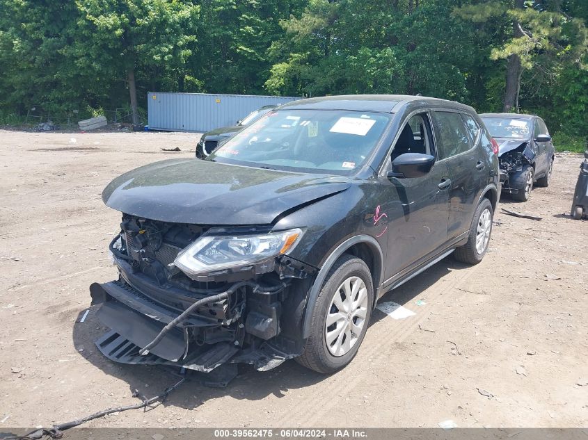 2017 Nissan Rogue S VIN: KNMAT2MV0HP586814 Lot: 39562475