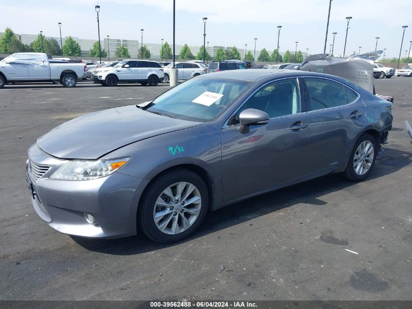 2013 Lexus Es 300H VIN: JTHBW1GG3D2016962 Lot: 39562488