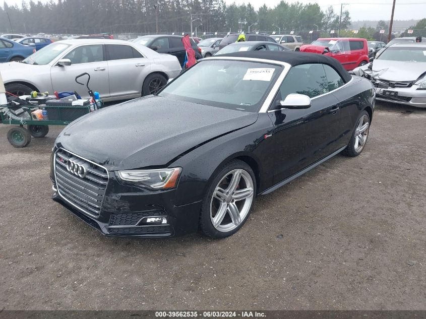 2014 Audi S5 3.0T Premium Plus VIN: WAUCGAFH3EN010976 Lot: 39562535