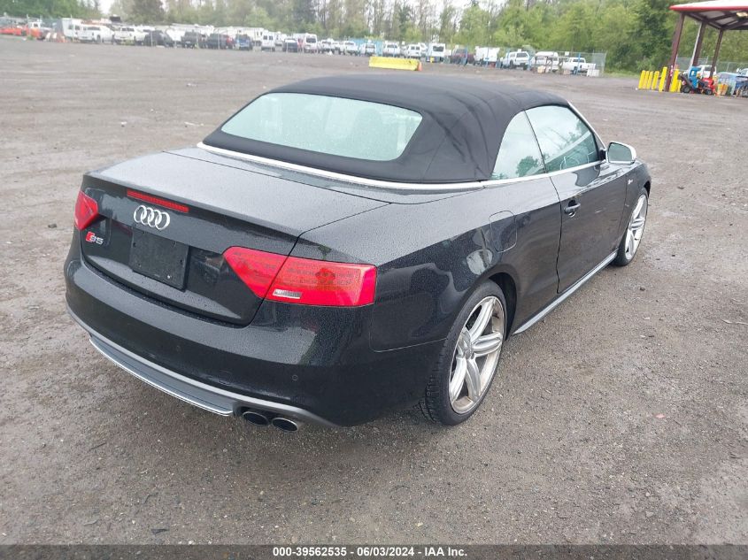 2014 Audi S5 3.0T Premium Plus VIN: WAUCGAFH3EN010976 Lot: 39562535