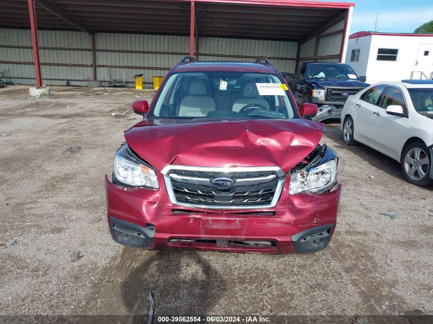 2018 Subaru Forester 2.5I Premium VIN: JF2SJAEC0JH428444 Lot: 39562554