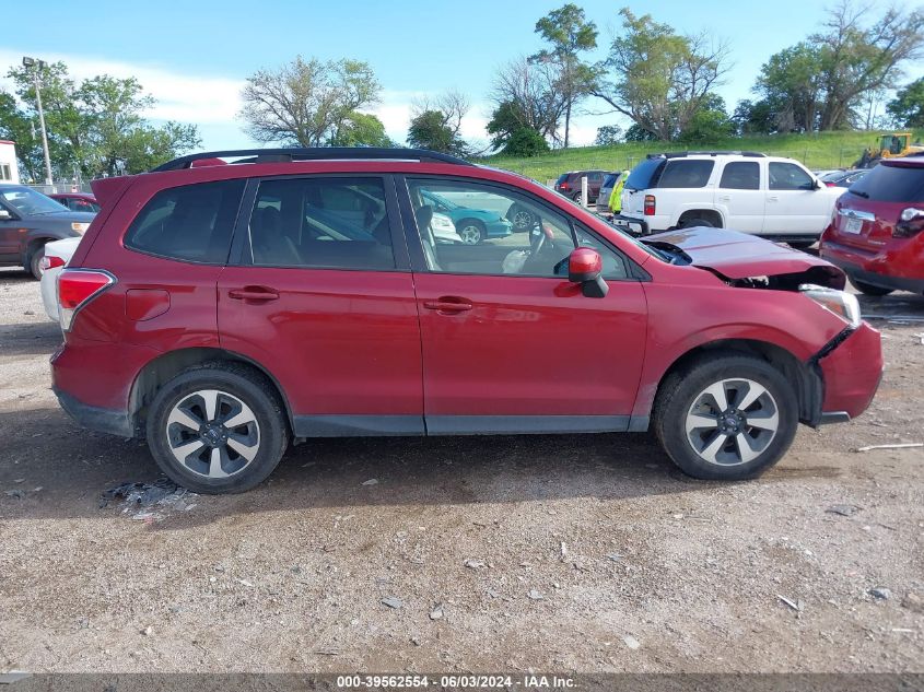 2018 Subaru Forester 2.5I Premium VIN: JF2SJAEC0JH428444 Lot: 39562554