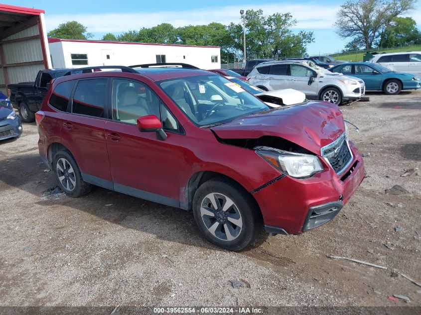 2018 Subaru Forester 2.5I Premium VIN: JF2SJAEC0JH428444 Lot: 39562554