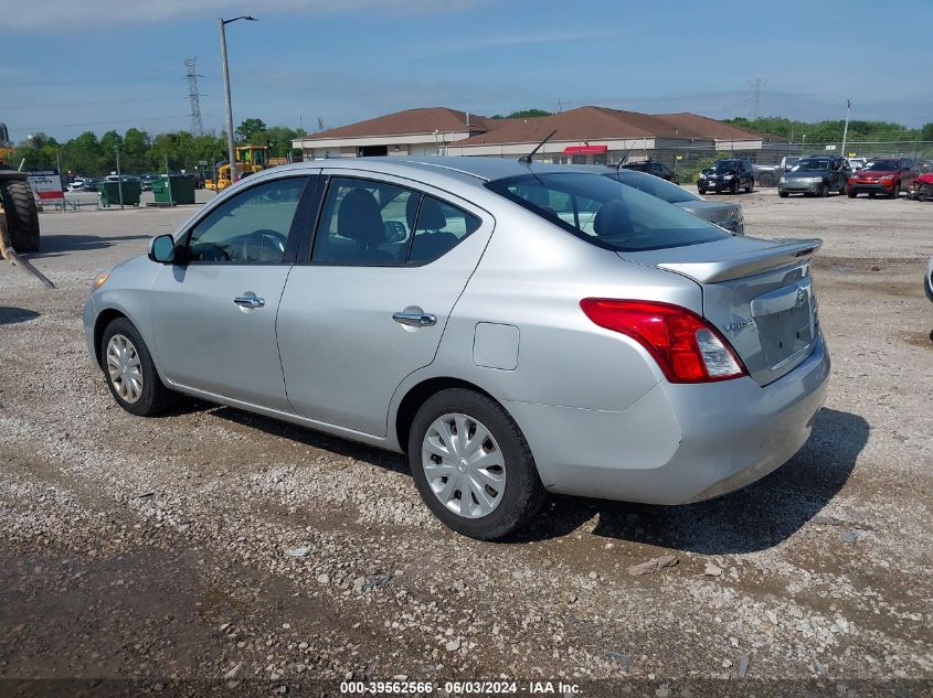 2014 Nissan Versa 1.6 S/1.6 S+/1.6 Sl/1.6 Sv VIN: 3N1CN7AP3EK445046 Lot: 39562566