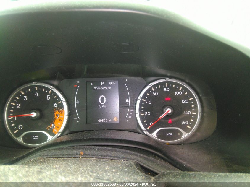 2017 Jeep Renegade Latitude Fwd VIN: ZACCJABB0HPF16296 Lot: 39562569