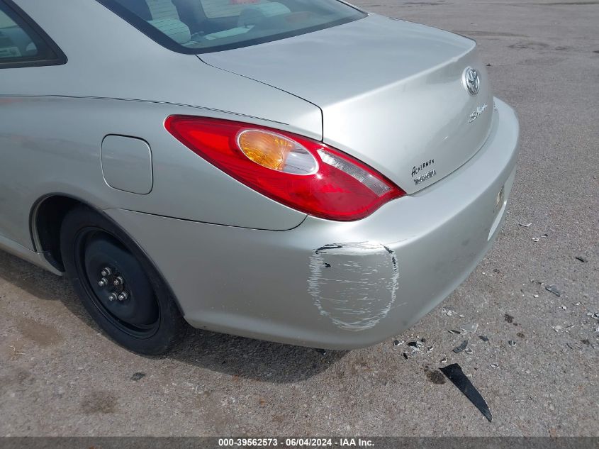 2004 Toyota Camry Solara Se VIN: 4T1CE38P54U775244 Lot: 39562573