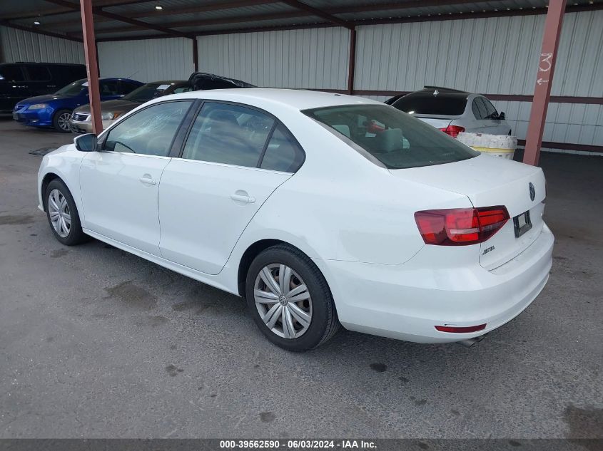 2017 Volkswagen Jetta S VIN: 3VW2B7AJ4HM281535 Lot: 39562590