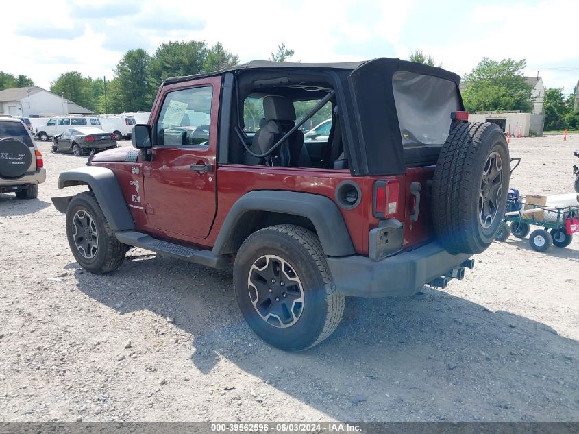 2009 Jeep Wrangler X VIN: 1J4FA24109L707756 Lot: 39562596