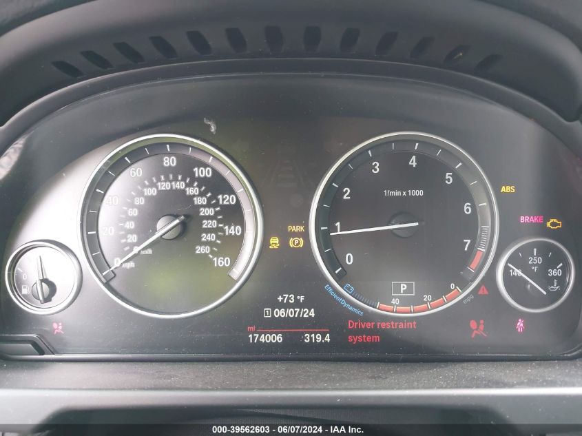 2016 BMW X5 xDrive35I VIN: 5UXKR0C53G0S89325 Lot: 39562603