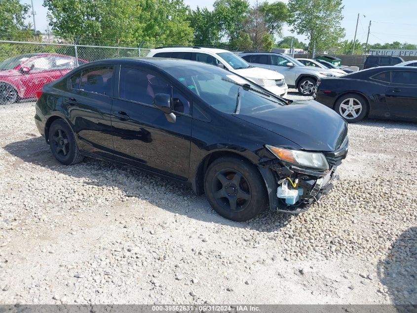 2012 Honda Civic Lx VIN: 19XFB2F52CE101085 Lot: 39562631