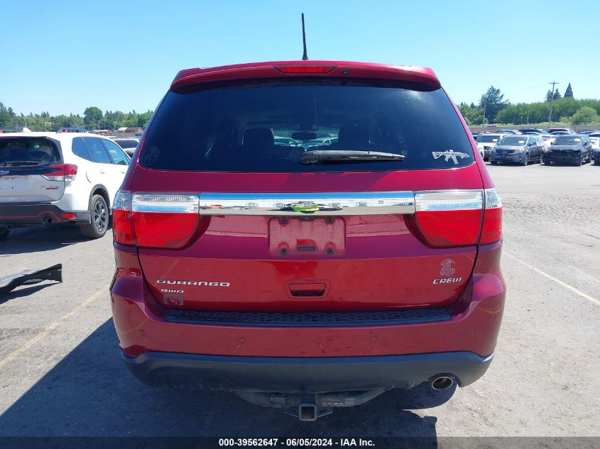 2013 Dodge Durango Crew VIN: 1C4RDJDG3DC690095 Lot: 39562647