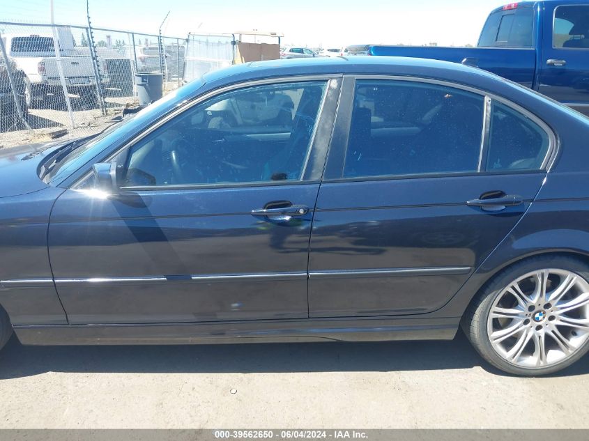 2005 BMW 330I VIN: WBAEV53425KM39714 Lot: 39562650