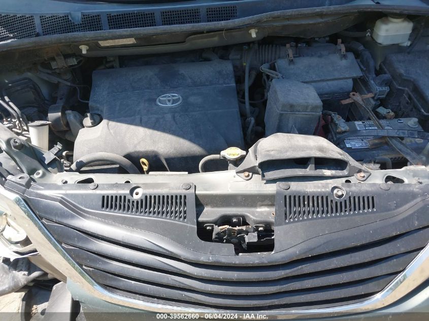 2012 Toyota Sienna Le 7 Passenger VIN: 5TDJK3DC5CS048745 Lot: 39562660