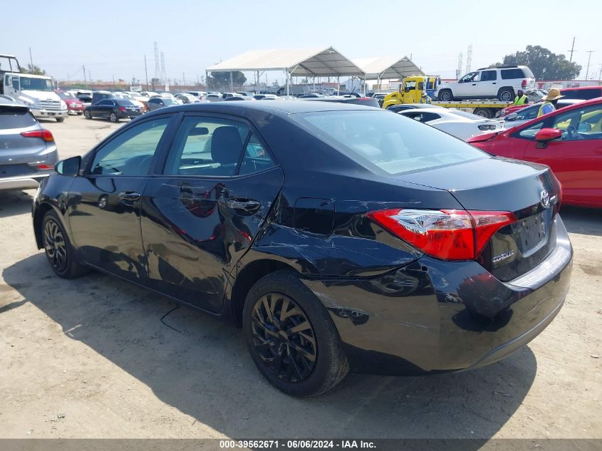 2019 Toyota Corolla Le VIN: 2T1BURHE3KC158360 Lot: 39562671