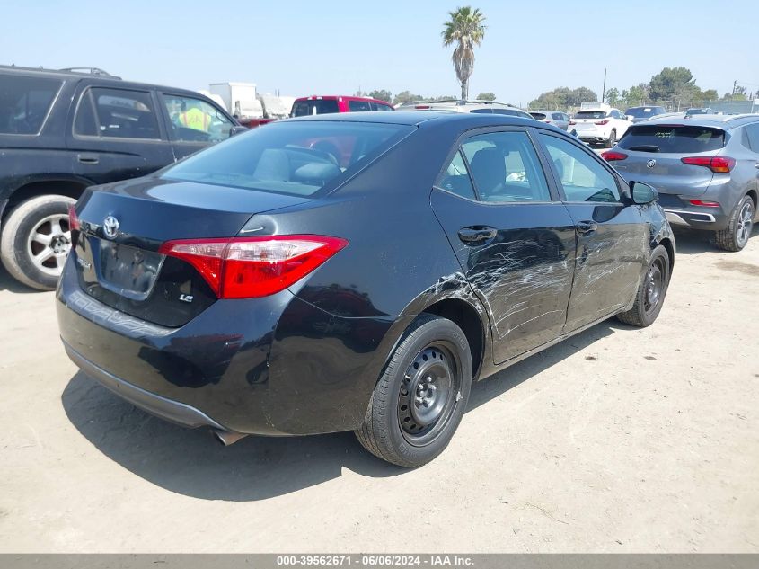 VIN 2T1BURHE3KC158360 2019 TOYOTA COROLLA LE