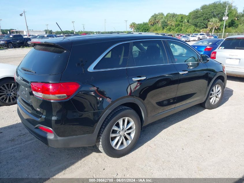 2017 Kia Sorento 2.4L L VIN: 5XYPG4A38HG284509 Lot: 39562705