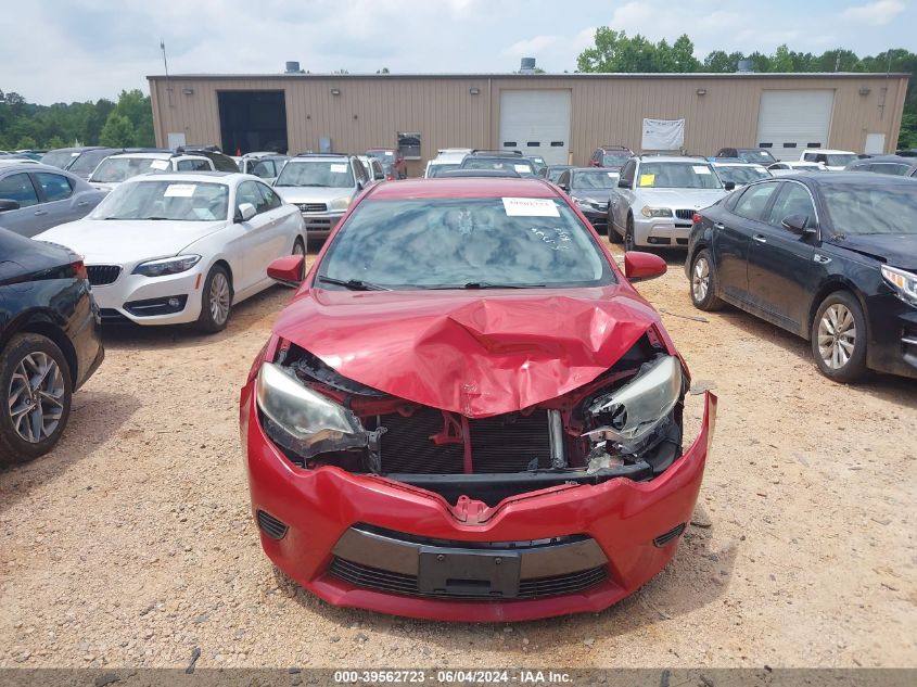 2015 Toyota Corolla Le VIN: 2T1BURHE7FC383046 Lot: 39562723