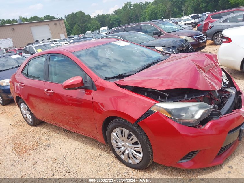 2015 Toyota Corolla Le VIN: 2T1BURHE7FC383046 Lot: 39562723