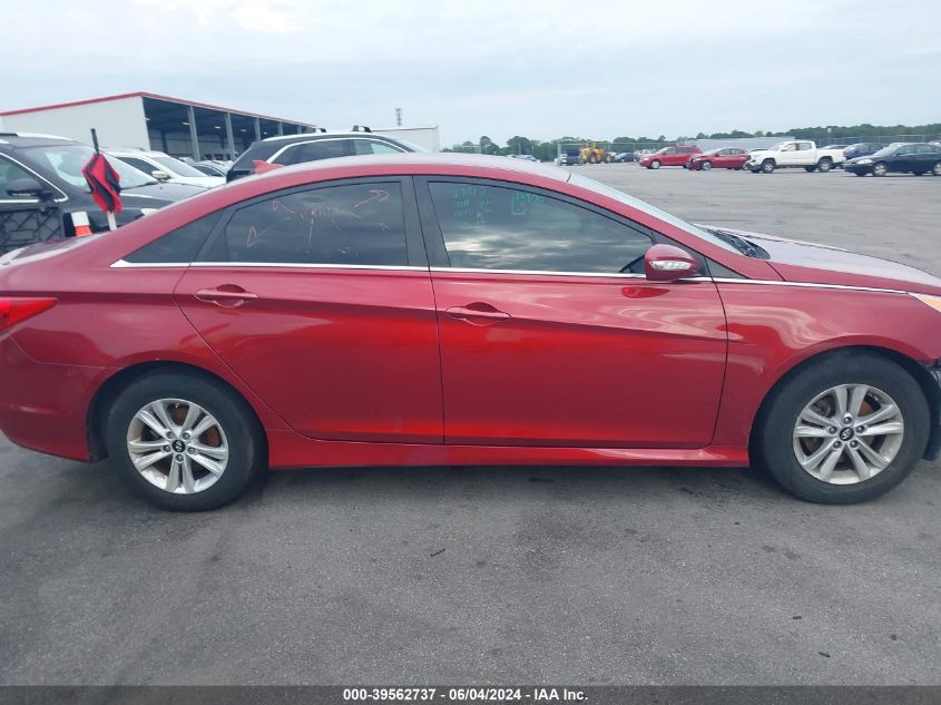 5NPEB4ACXEH878299 2014 Hyundai Sonata Gls