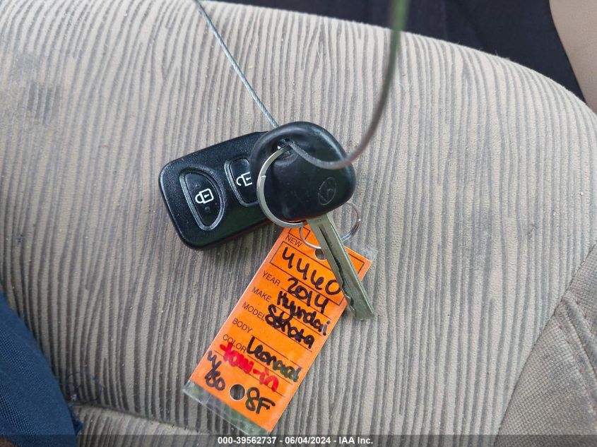 5NPEB4ACXEH878299 2014 Hyundai Sonata Gls