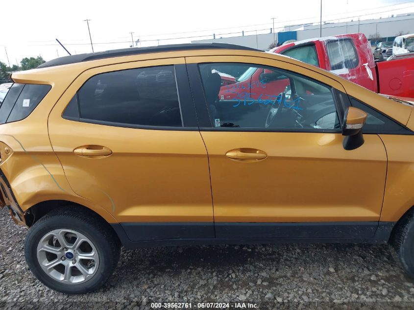 2021 Ford Ecosport Se VIN: MAJ6S3GL1MC401783 Lot: 39562761