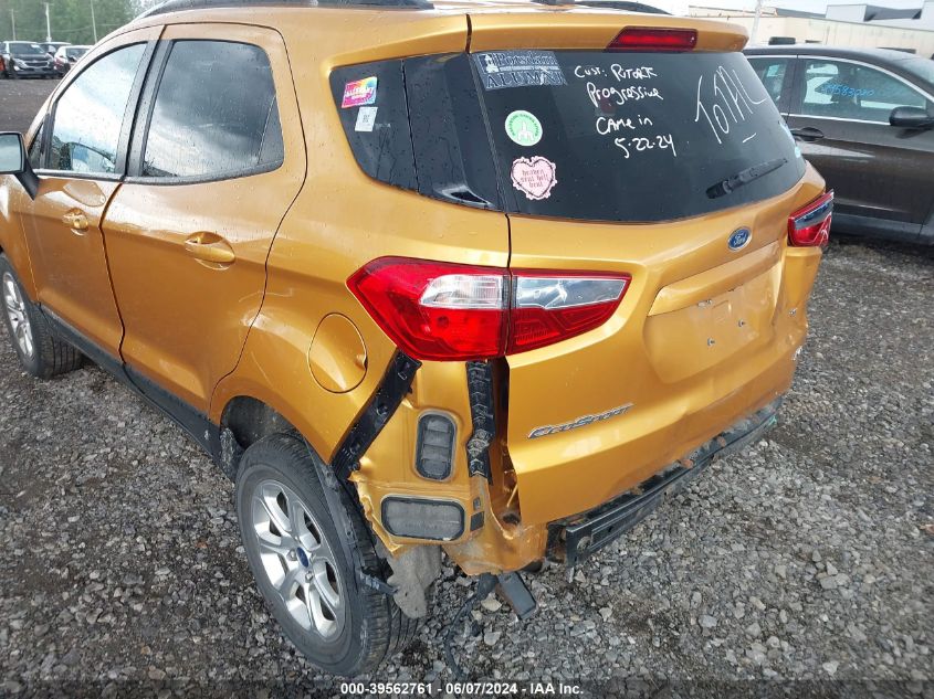 2021 Ford Ecosport Se VIN: MAJ6S3GL1MC401783 Lot: 39562761