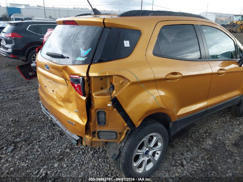 2021 Ford Ecosport Se VIN: MAJ6S3GL1MC401783 Lot: 39562761