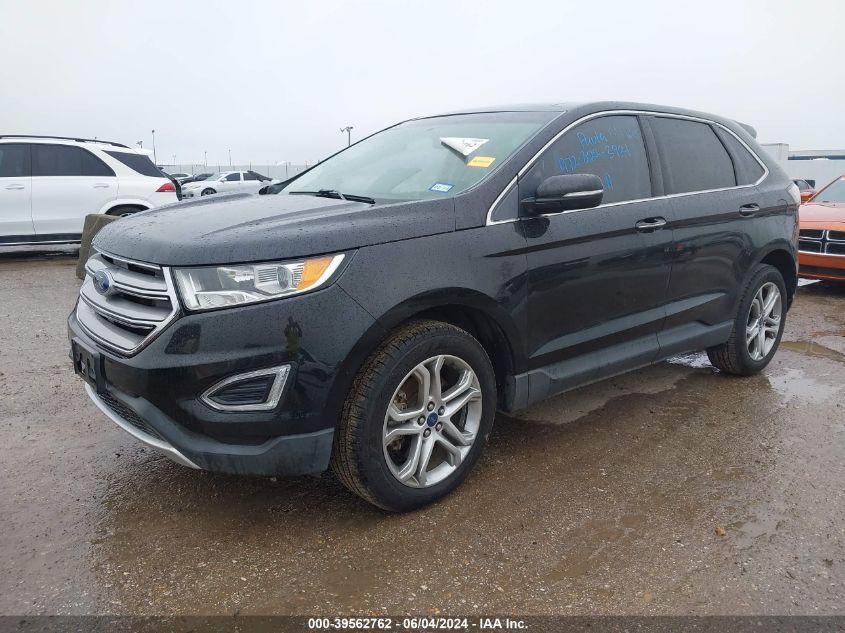 2015 Ford Edge Titanium VIN: 2FMTK3K86FBB06046 Lot: 39562762