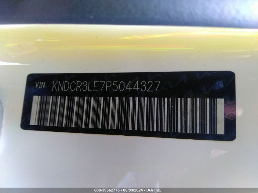 2023 Kia Niro Ex Touring VIN: KNDCR3LE7P5044327 Lot: 39562775