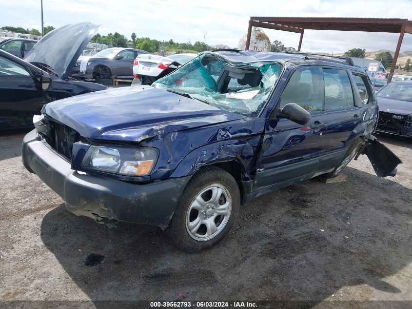 2005 Subaru Forester 2.5X VIN: JF1SG63655H752542 Lot: 39562793