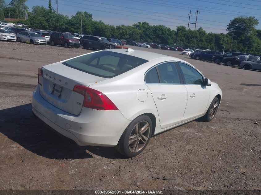 2014 Volvo S60 T5/T5 Platinum/T5 Premier/T5 Premier Plus VIN: YV1612FS0E2272971 Lot: 39562801