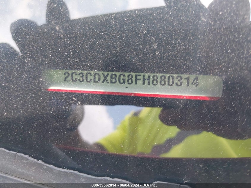 2015 Dodge Charger Se VIN: 2C3CDXBG8FH880314 Lot: 39562814