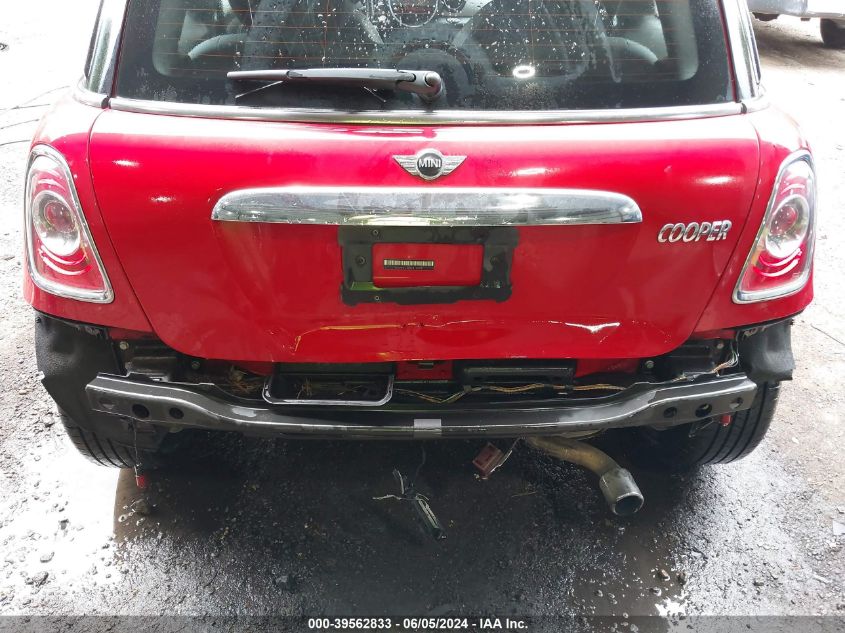 2011 Mini Cooper VIN: WMWSU3C57BT091191 Lot: 39562833