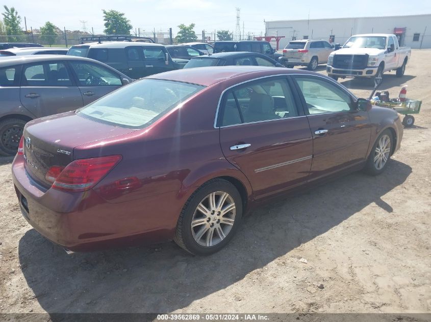 2008 Toyota Avalon Limited VIN: 4T1BK36B98U317529 Lot: 39562869