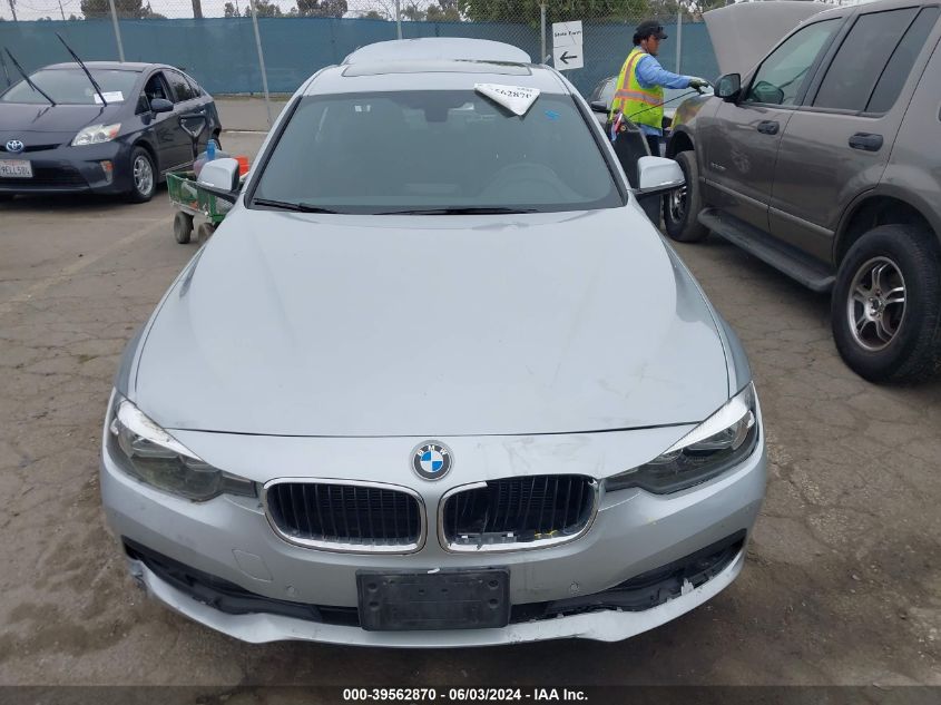 2016 BMW 320I VIN: WBA8A9C55GK618499 Lot: 39562870