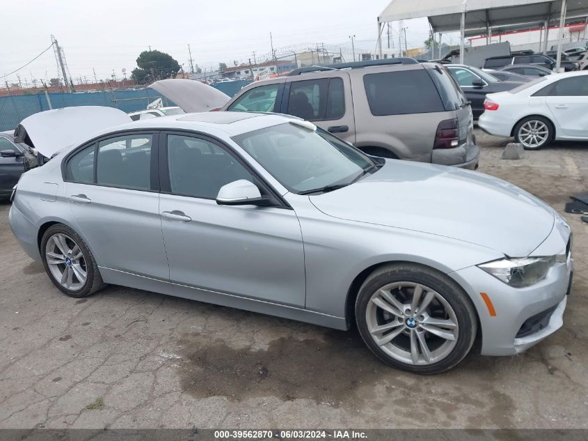 2016 BMW 320I VIN: WBA8A9C55GK618499 Lot: 39562870
