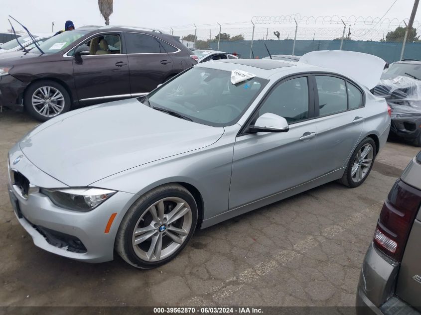 2016 BMW 320I VIN: WBA8A9C55GK618499 Lot: 39562870