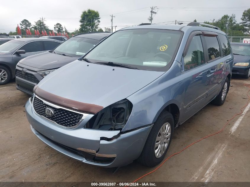 2014 Kia Sedona Lx VIN: KNDMG4C70E6561297 Lot: 39562887